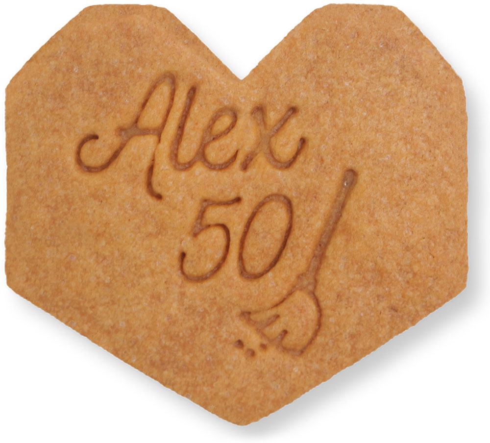 Biscuit personnalise 50 an anniversaire