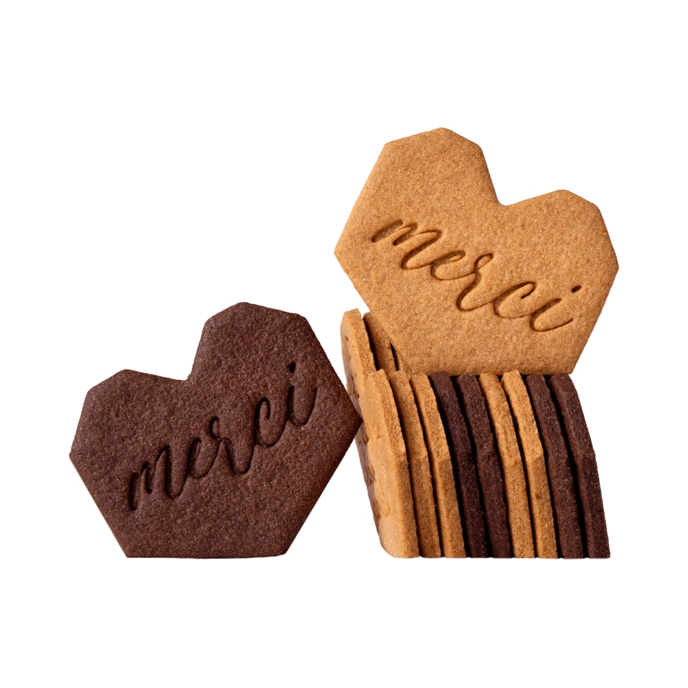 Stack merci le coffret de 12 biscuits